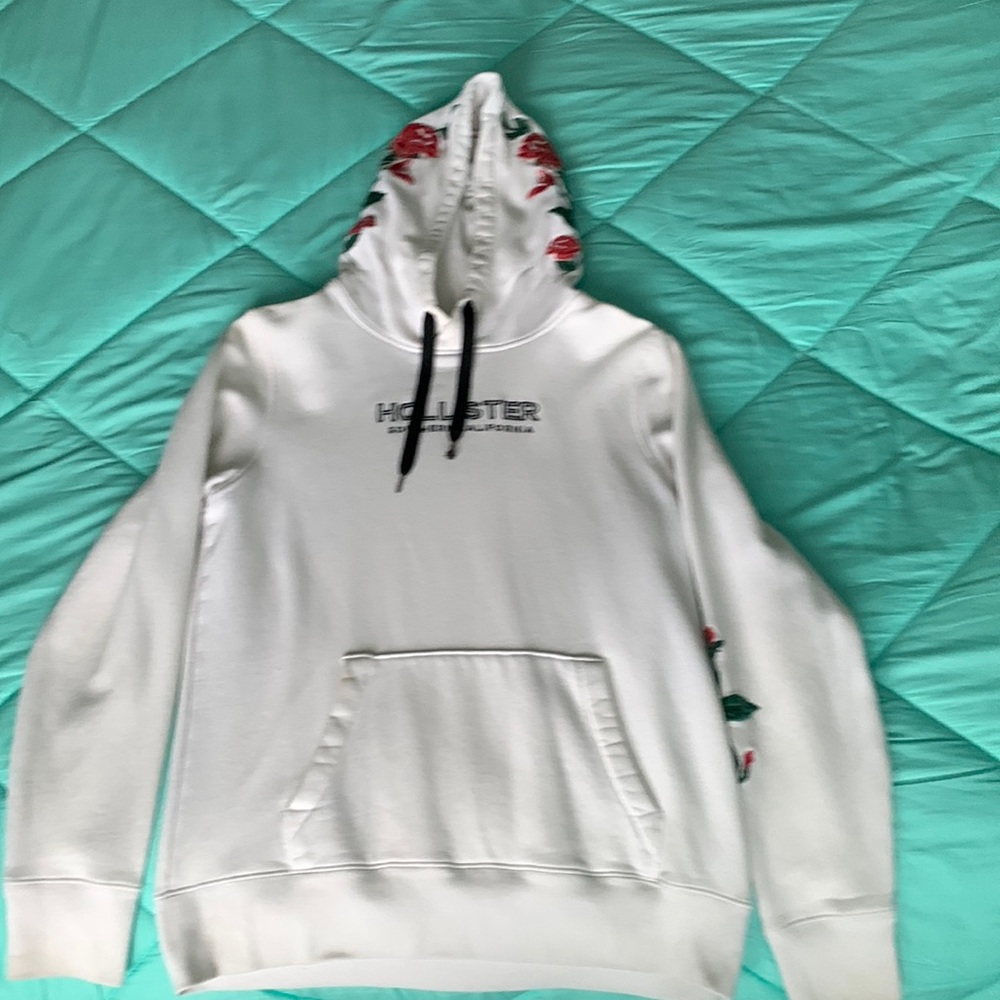 White Hollister Southern California Hoodie